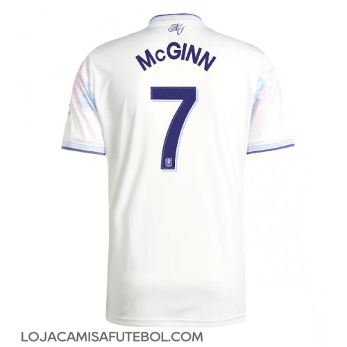 Camisa de Futebol Aston Villa John McGinn #7 Equipamento Alternativo 2025-26 Manga Curta